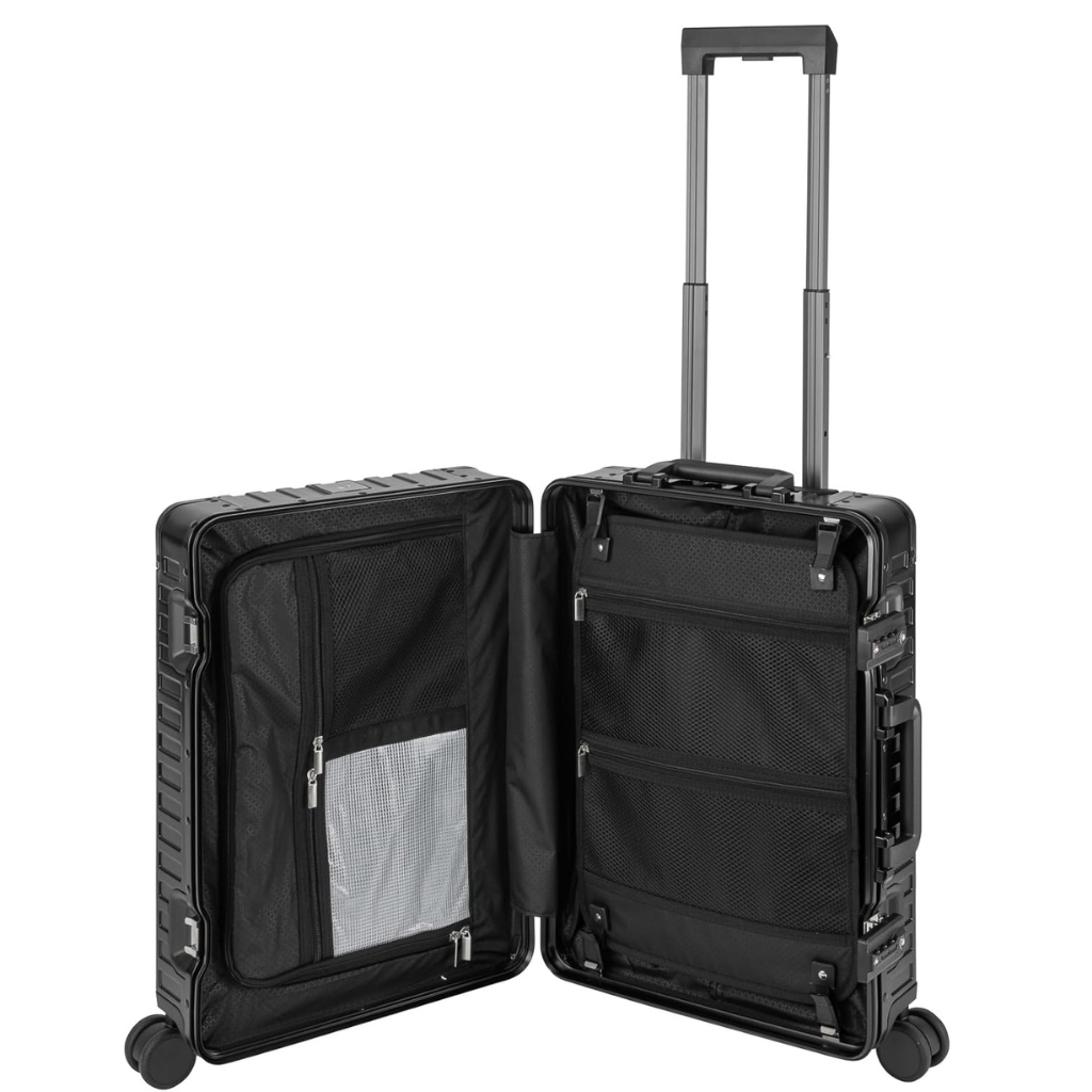 MONO ALUMINUM SUITCASE | BLACK