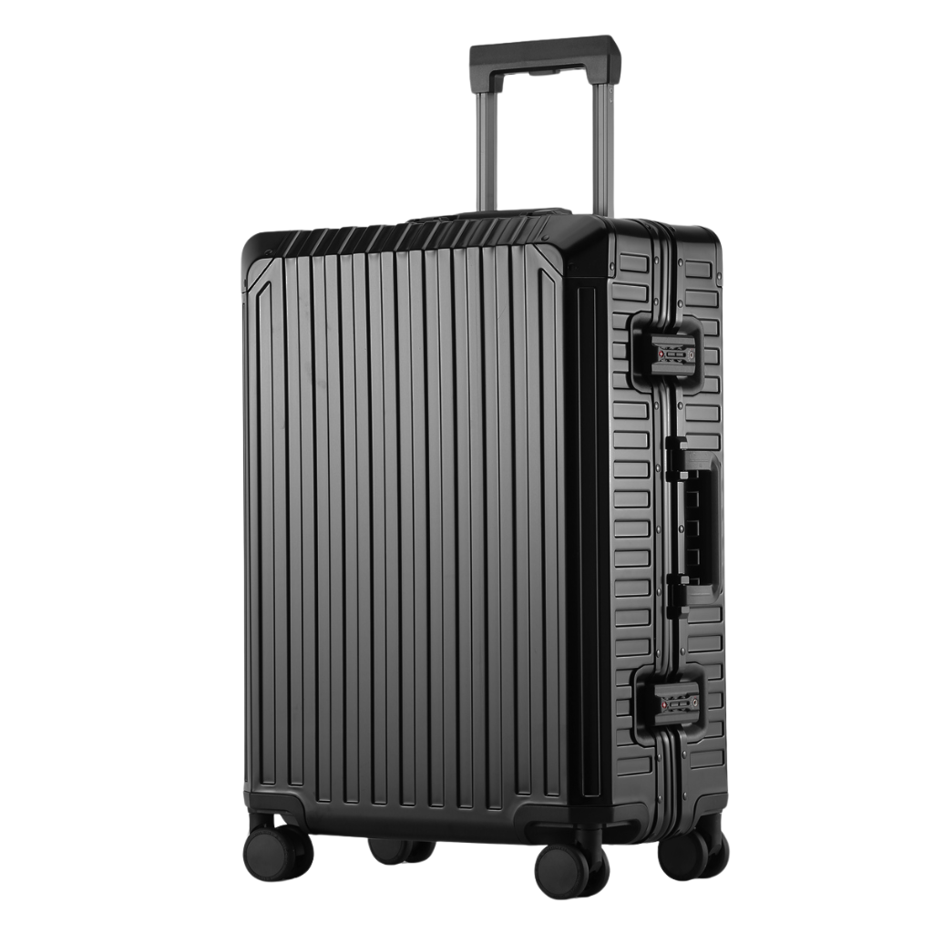 MONO ALUMINUM SUITCASE | BLACK
