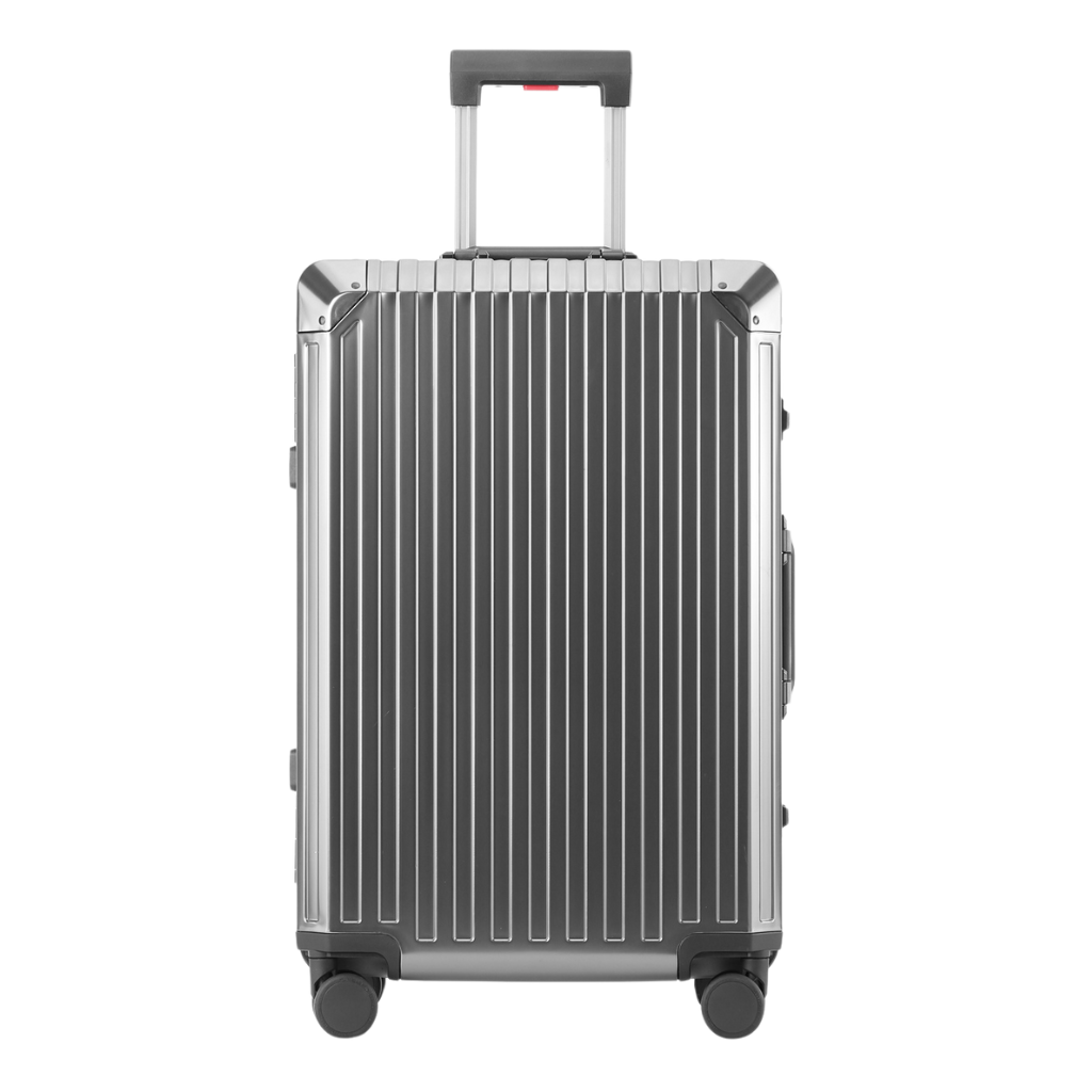 MONO CHECKED SUITCASE METAL | ALUMINUM