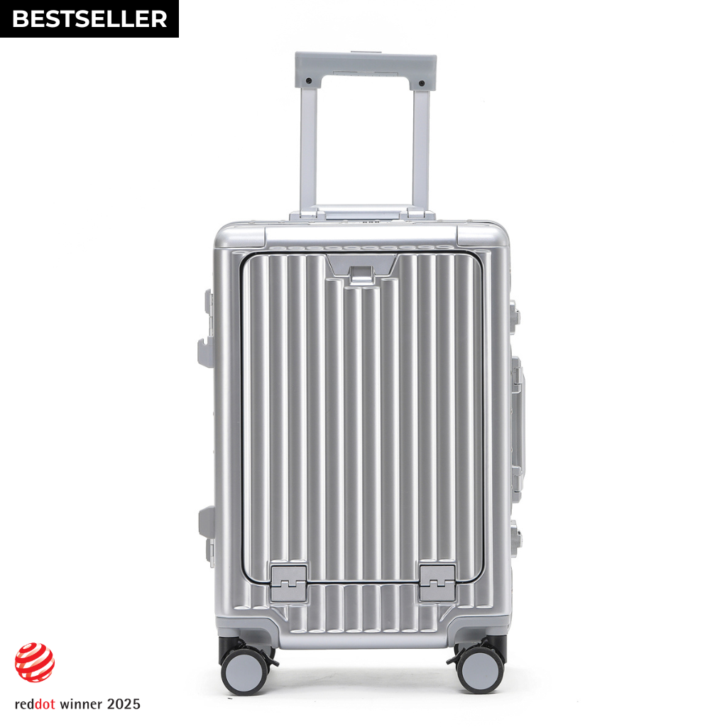 PRIME USB CHARGER SUITCASE | SILVER