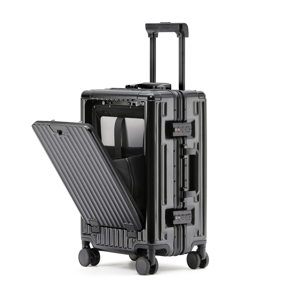 PRIME USB CHARGER SUITCASE | BLACK