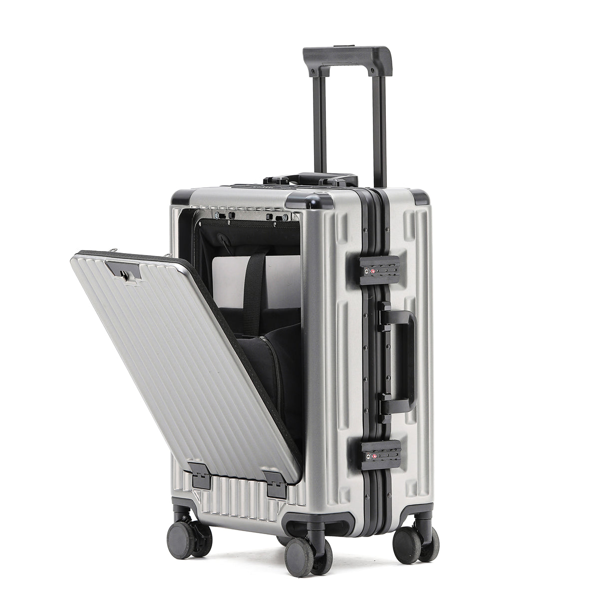 PRIME USB CHARGER SUITCASE | GRAY